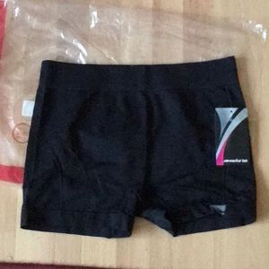 NWT Marika Tek Black Spandex Shorts